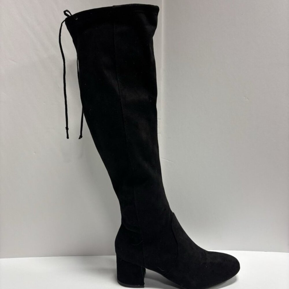 Sugar Women’s Ollie Black Over The Knee Boots, Size 9.5 M